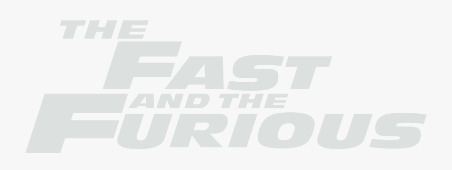 Clip Art Fast And Furious Font - Fast And The Furious Logo, Transparent Clipart
