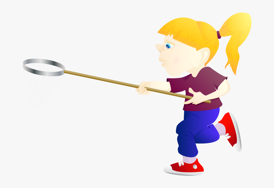 Netting Clip Butterfly Net Clip Royalty Free Stock - Cartoon, Transparent Clipart