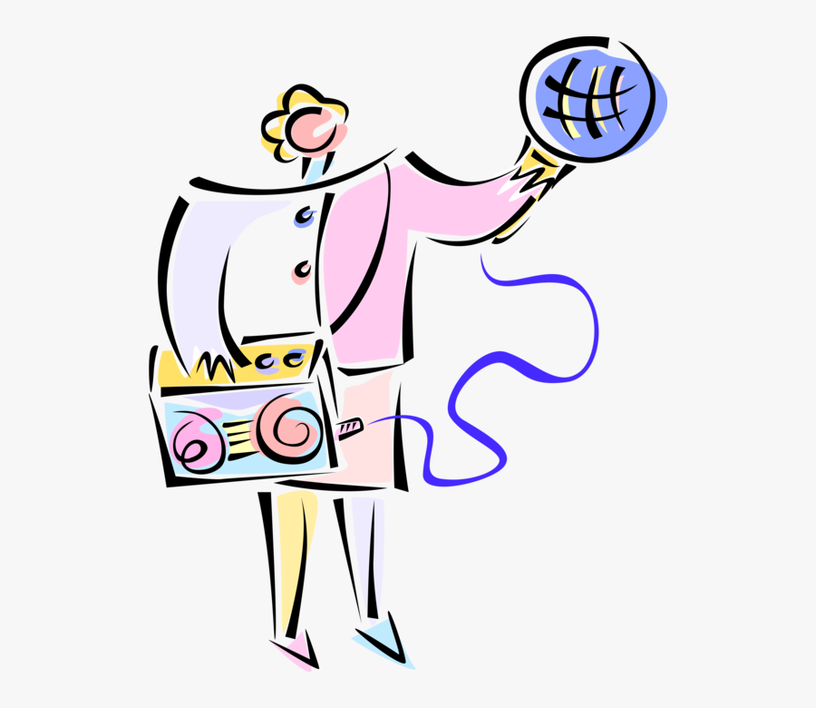 With And Tape Recorder, Transparent Clipart