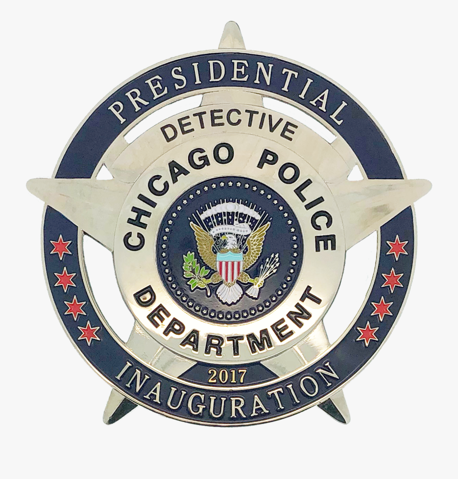 Chicago Police Star Presidential Inaguration Badge - Santorini Brewing Company, Transparent Clipart