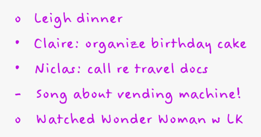 Clip Art Learn Journal Mixing Bullets - Lilac, Transparent Clipart