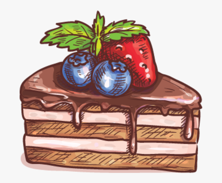 Elrees Cack Pic 220170630 8721 1elmrcj - Chocolate Cake Sketch, Transparent Clipart