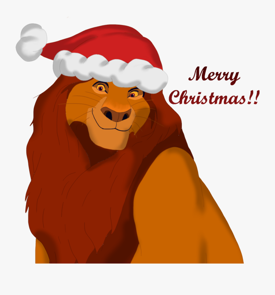 Mufasa Clipart Vector - Mufasa Christmas, Transparent Clipart