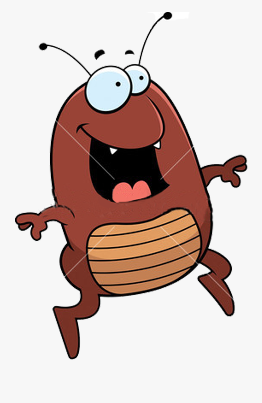 Clip Art Cartoon Stock Illustration Clip - Flea Clipart, Transparent Clipart