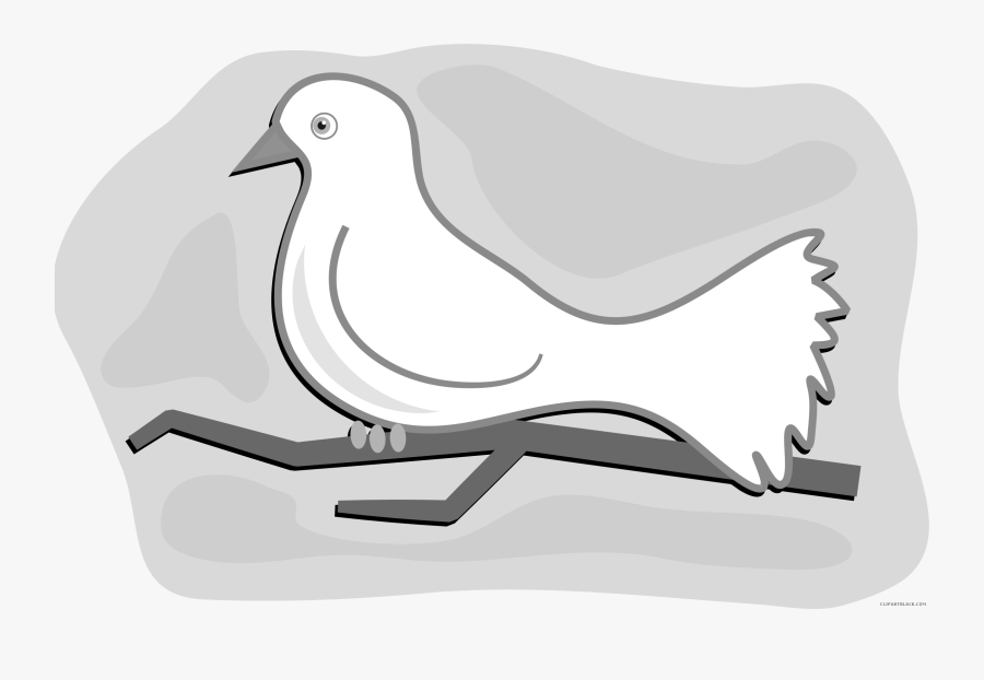 Dove Clipart Black And White - Dove Clipart, Transparent Clipart
