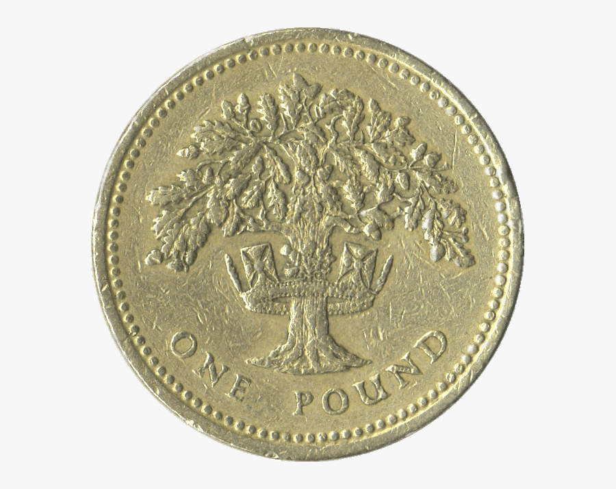 One Pound Coin - One Pound In Rupees, Transparent Clipart