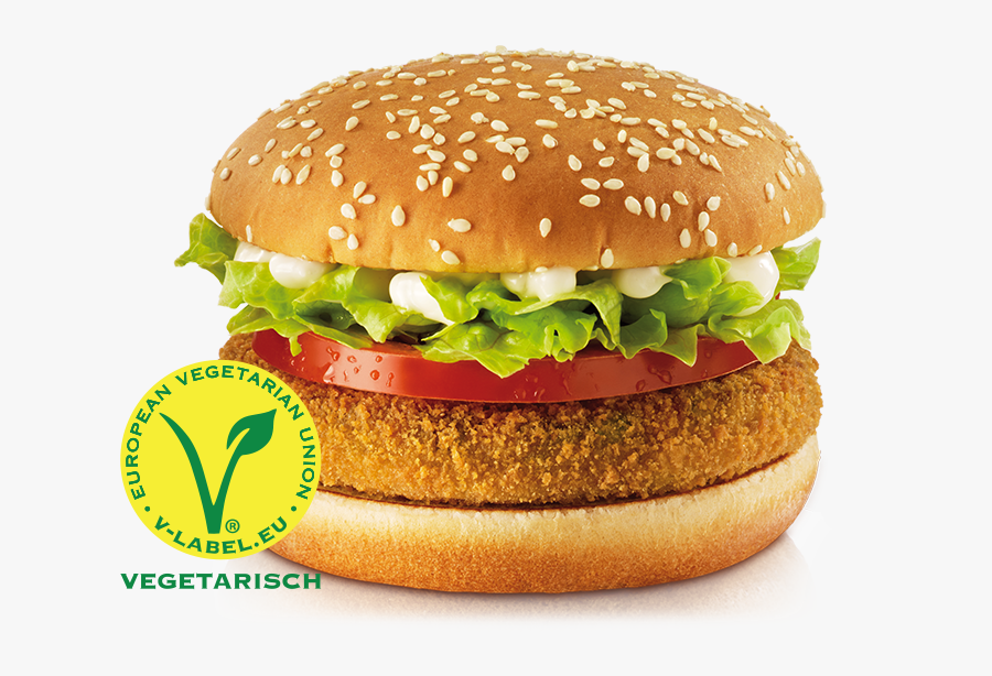 Veg Burger Png - Mcdonalds Veg Burger, Transparent Clipart
