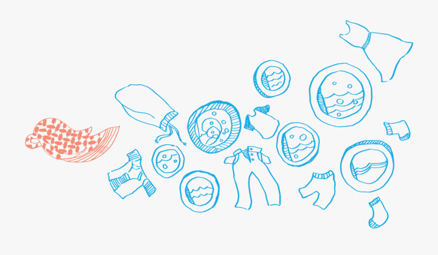 Laundry Clothing Hangerwashingspc - Drawing, Transparent Clipart