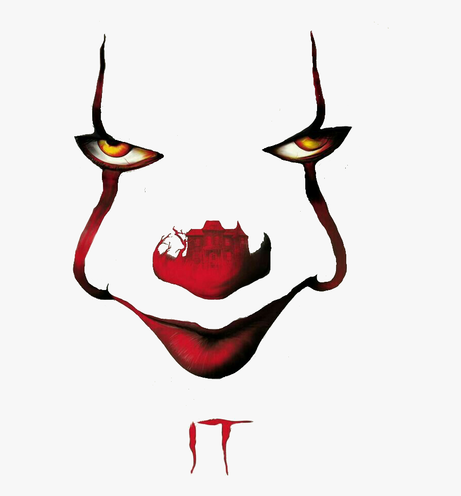 #it #terror #horror #clown #palhaço @lucianoballack - Imagenes De Terror Png, Transparent Clipart