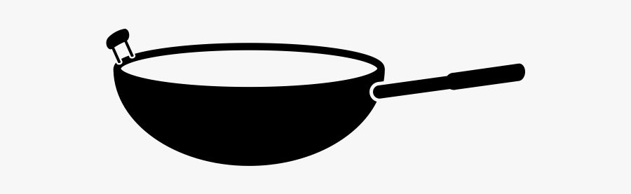 Wok Rubber Stamp"
 Class="lazyload Lazyload Mirage - Sauté Pan, Transparent Clipart