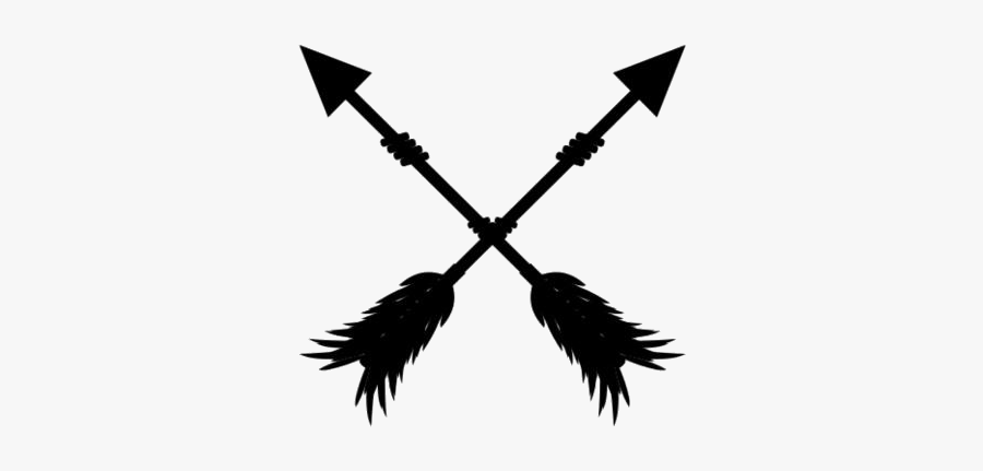 Tribal Arrow Png Transparent Images - Crossed Arrow Clip Art, Transparent Clipart