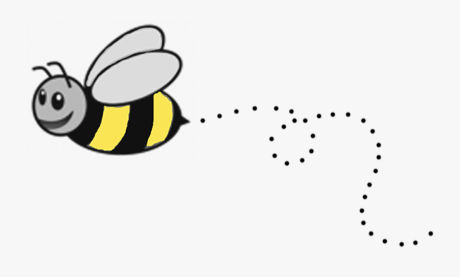 Buzzing Bee Clip Art - Cute Bumblebee Coloring Pages, Transparent Clipart