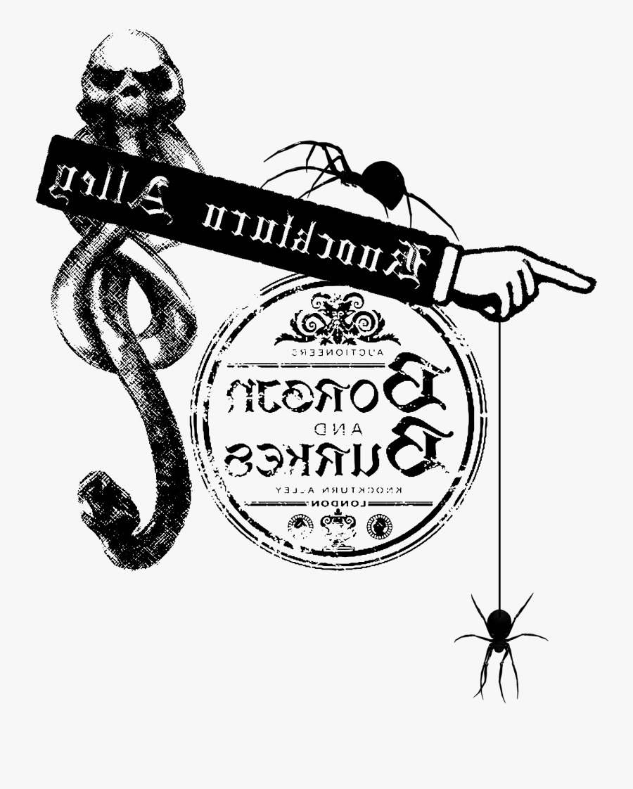 Knockturn Alley Sign Png, Transparent Clipart