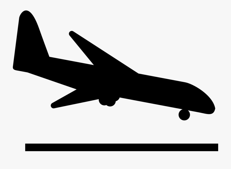 Airplane Aircraft Flight Landing Vector Graphics, Transparent Clipart