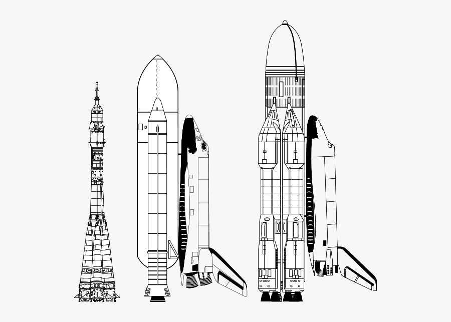 Svg Transparent Library File Rp P Soyuz - Buran Shuttle, Transparent Clipart