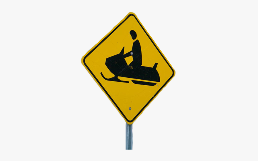 Sno Frame Sign Merge Warning Traffic Road Clipart - Traffic Sign, Transparent Clipart