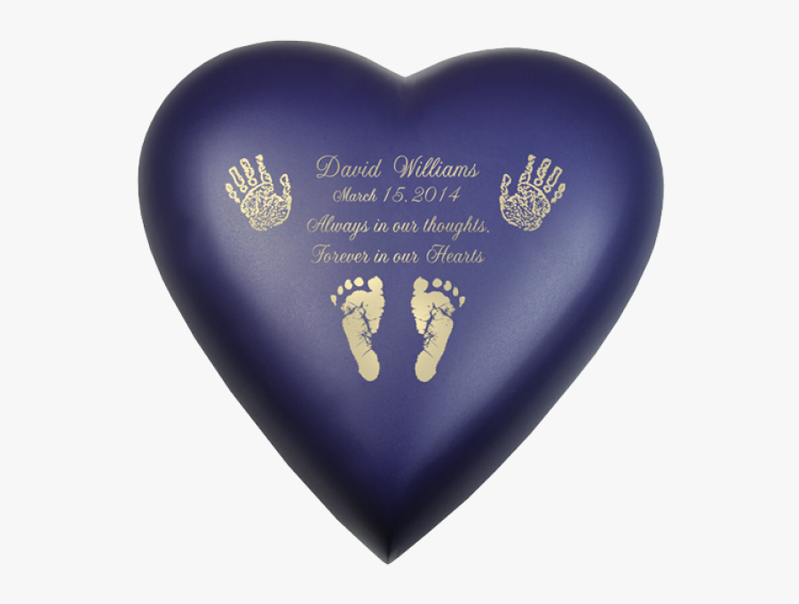 Pet Heart Urn Engraved, Transparent Clipart