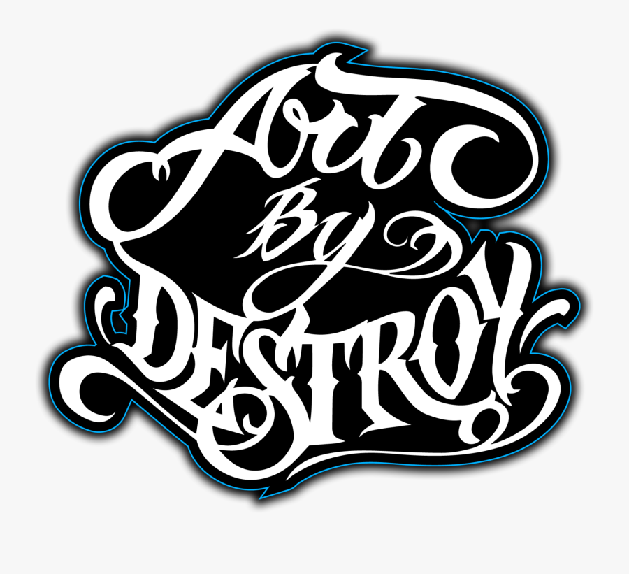 Art By Destroy - Graphic Design, Transparent Clipart