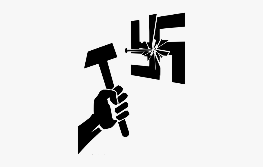 Destroy Fascism Icon - Fascism Vector, Transparent Clipart
