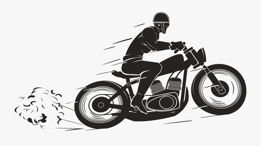 Vector Graphics Motorcycle Stock Illustration Wheel - Motorcycle Clipart Png, Transparent Clipart