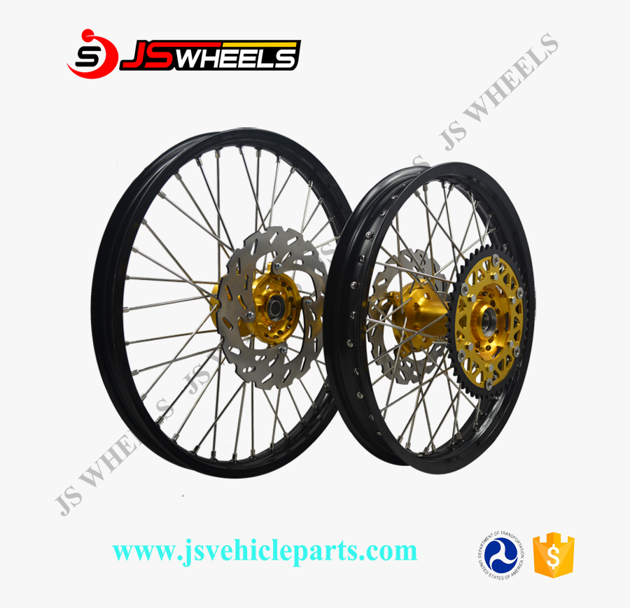 Motorcycle Wheel Rims Packaing & Shipping - Orange Dirt Bike Wheels, Transparent Clipart