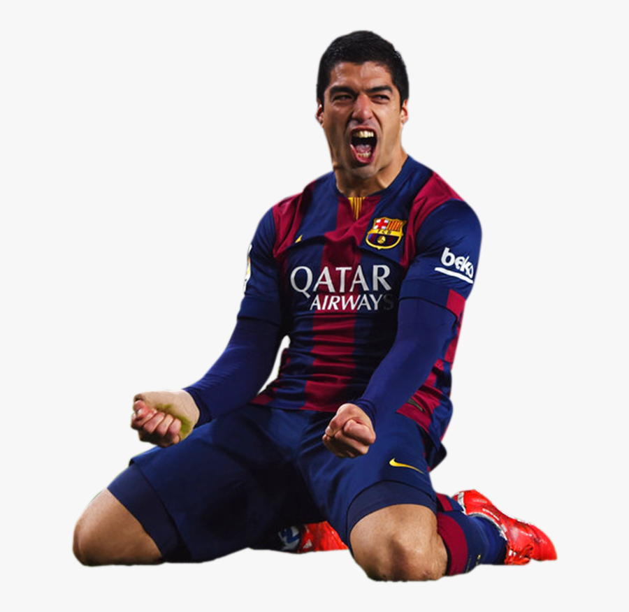 Luis Suarez 2017 Winner Scored Fc Barcelona - Luis Suarez Barcelona Png, Transparent Clipart
