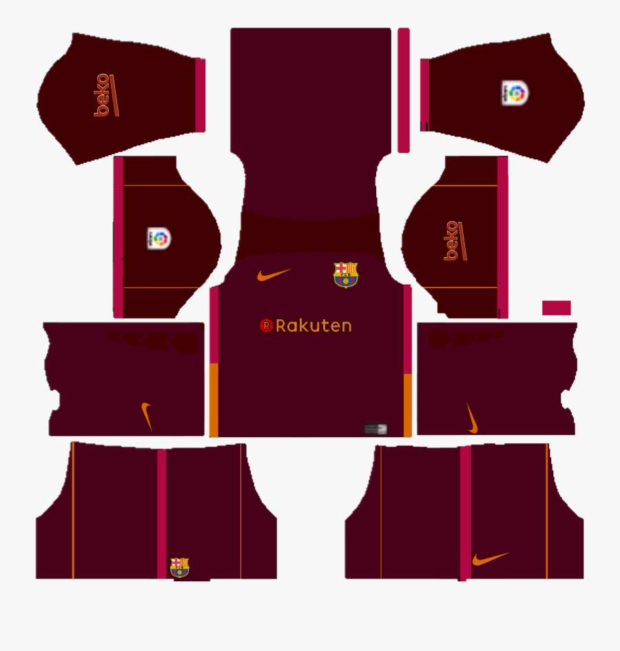 Dls 18 Kit Barcelona Kuchalana Barcelona Logo Fts Clipart - Dream League Soccer Kits Manchester United 2011, Transparent Clipart