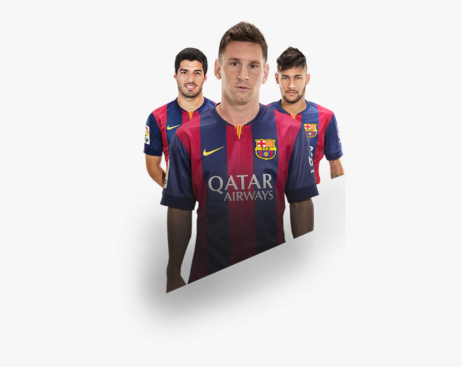 Messi Suarez Neymar Fc Barcelona Png - Cristiano Ronaldo Vs Messi Png, Transparent Clipart