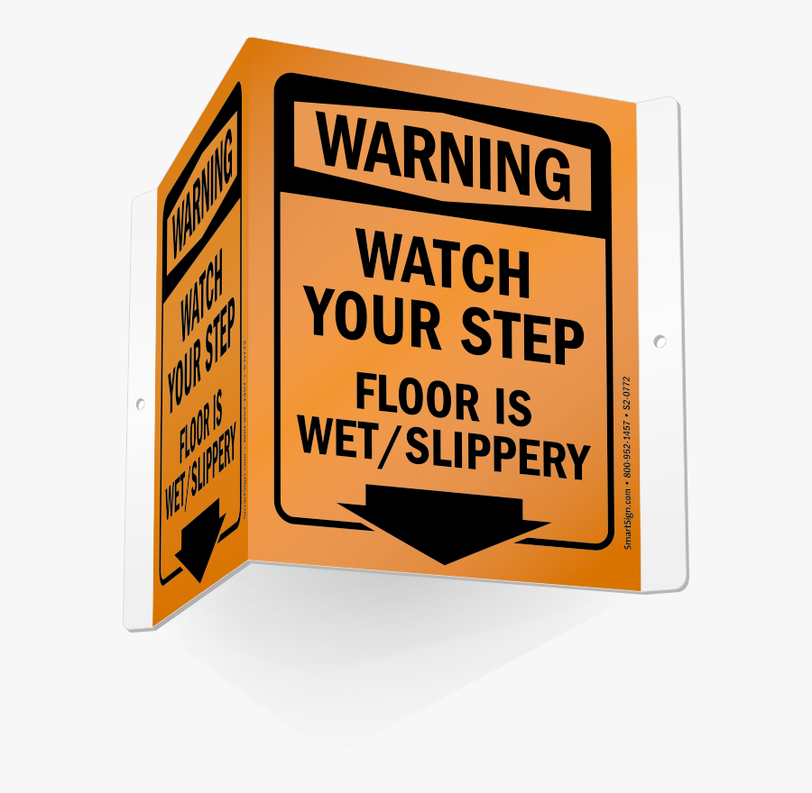 Transparent Slippery Clipart - Warning Sign, Transparent Clipart