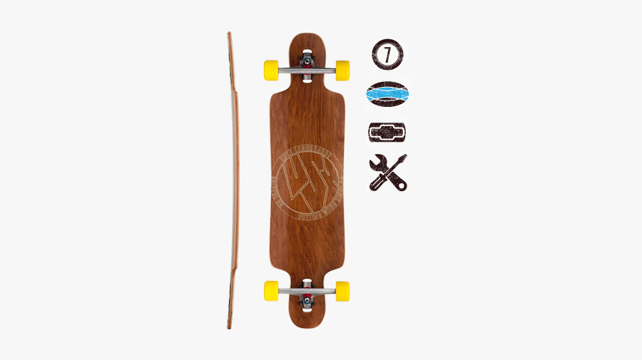 Longboarding, Transparent Clipart