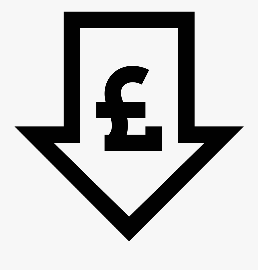 Price Clipart Low Price - Low Price Pound Icon, Transparent Clipart
