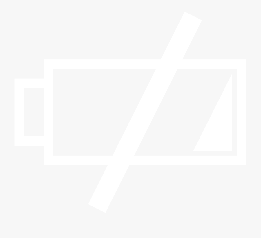 Low Battery - Low Battery Icon White, Transparent Clipart