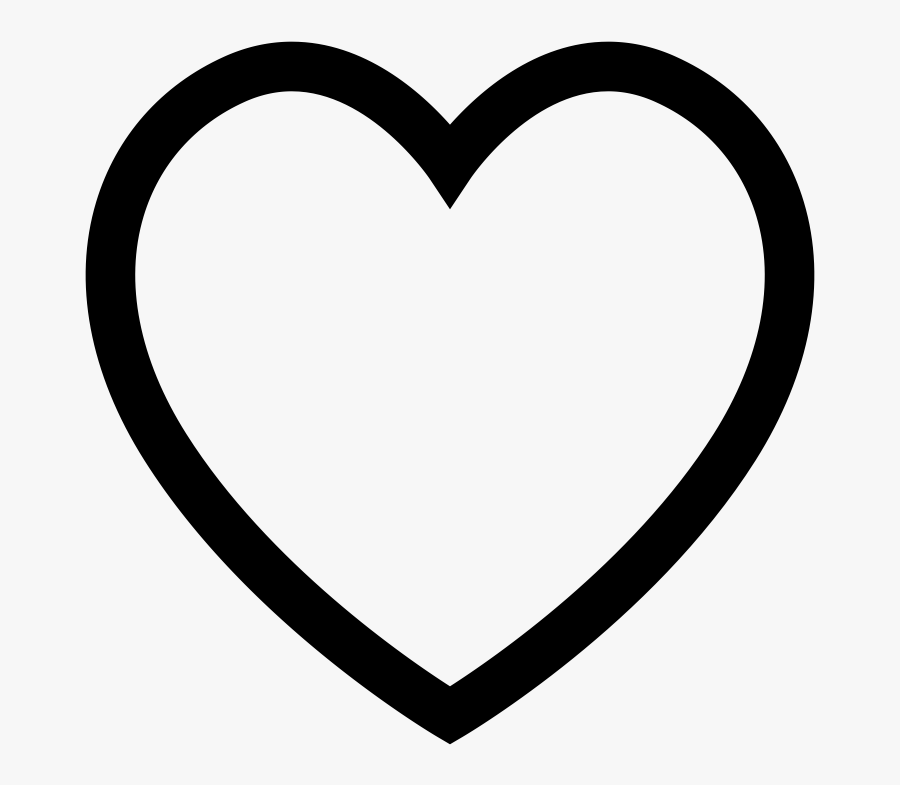 Heart Line Icon Png - Heart Icon Png, Transparent Clipart