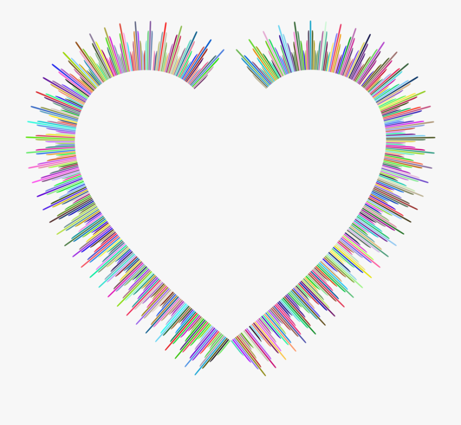 Eyelash,heart,line - Stencil, Transparent Clipart
