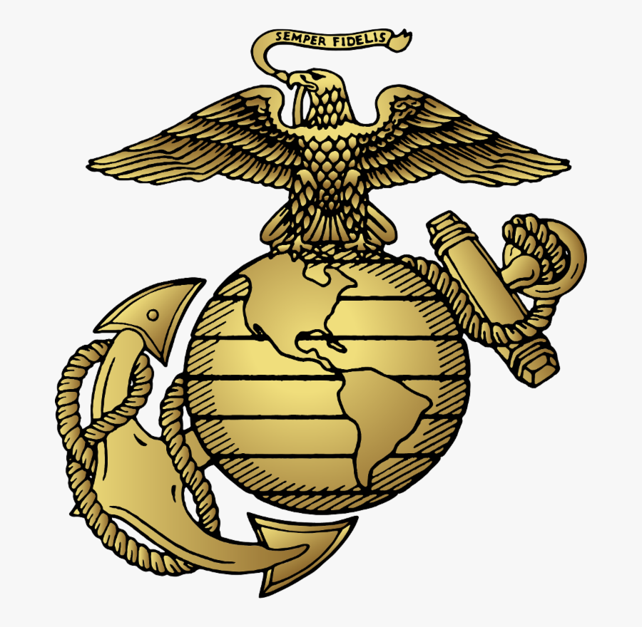 United States Marine Corps Eagle, Globe, And Anchor - Us Marines Logo Tattoo, Transparent Clipart