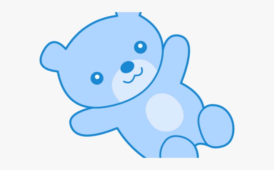 Gummy Bear Clipart Colorful Bear - Blue Teddy Bear Cartoon, Transparent Clipart
