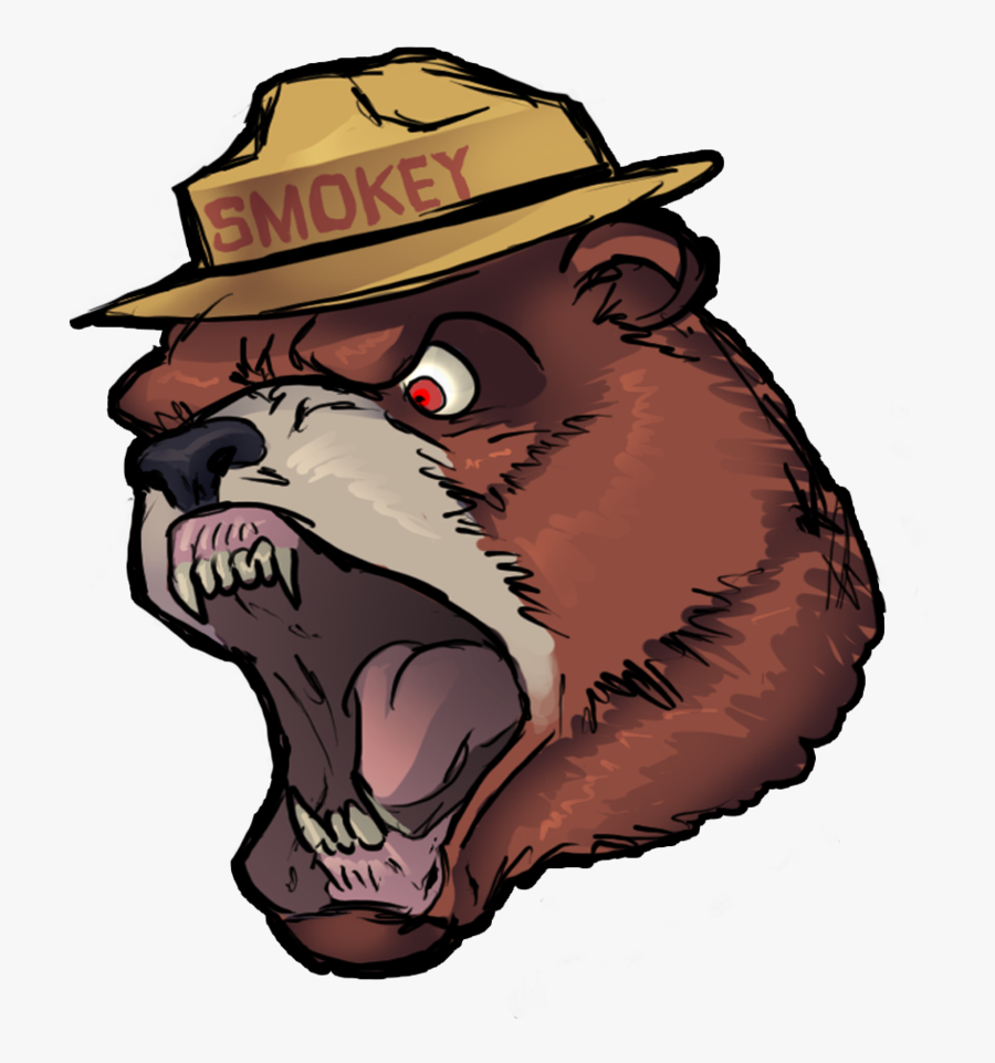 Cartoon Smokey The Bear , Free Transparent Clipart - ClipartKey