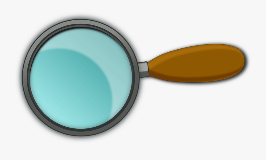 Magnifying Glass, Magnifying Lens, Magnifier, Tool - Lup Cartoon Png, Transparent Clipart
