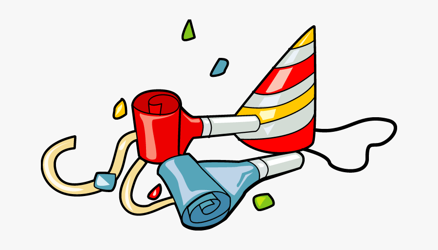 Cliparts Birthday Party Clip Art Library - Noise Maker Clipart, Transparent Clipart