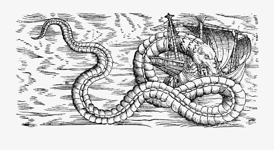 Great American Sea Serpent , Png Download - Falmouth Bay Sea Monster, Transparent Clipart