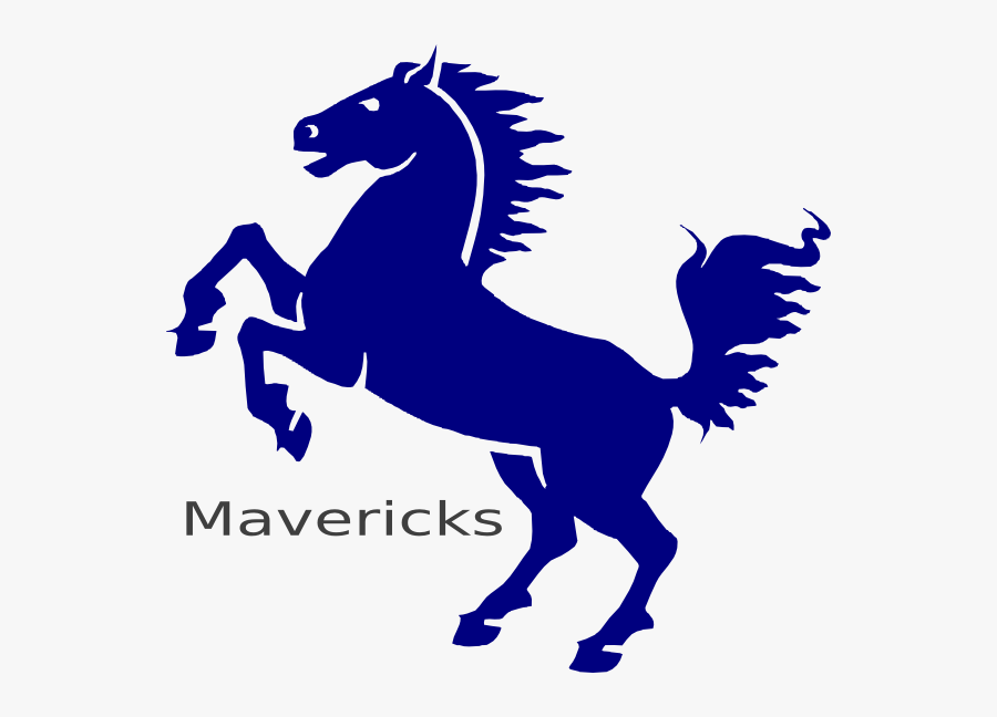 Mavericks Clip Art At - Blue Horse Clipart, Transparent Clipart