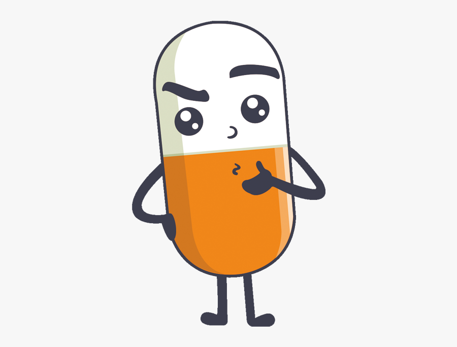 藥丸 卡通, Transparent Clipart