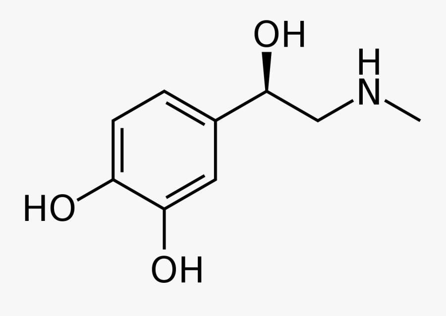 Adrenaline Chemical Structure, Transparent Clipart