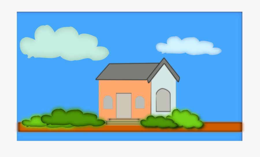 Villa Clipart Country Home - منزل مرسوم, Transparent Clipart