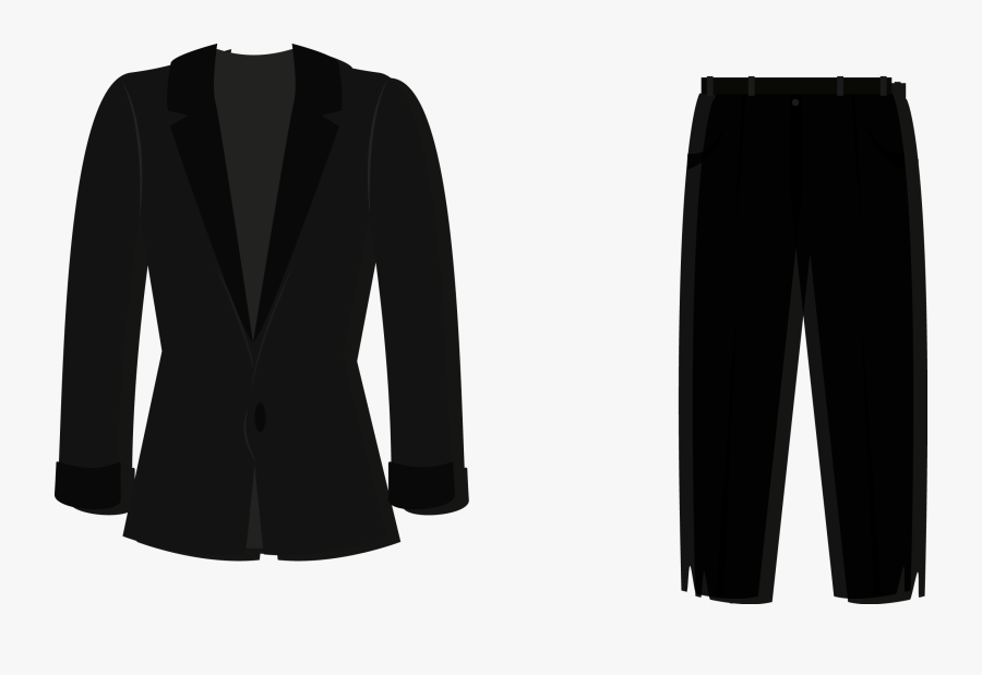 Clip Art Download Blazer - Suit, Transparent Clipart