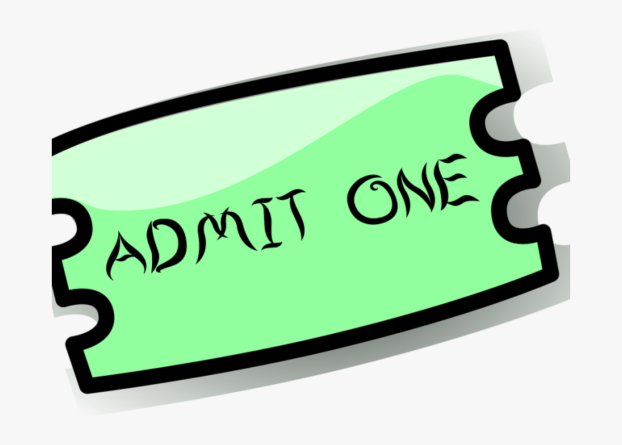 Admission Ticket Cliparts - Ticket Clipart, Transparent Clipart