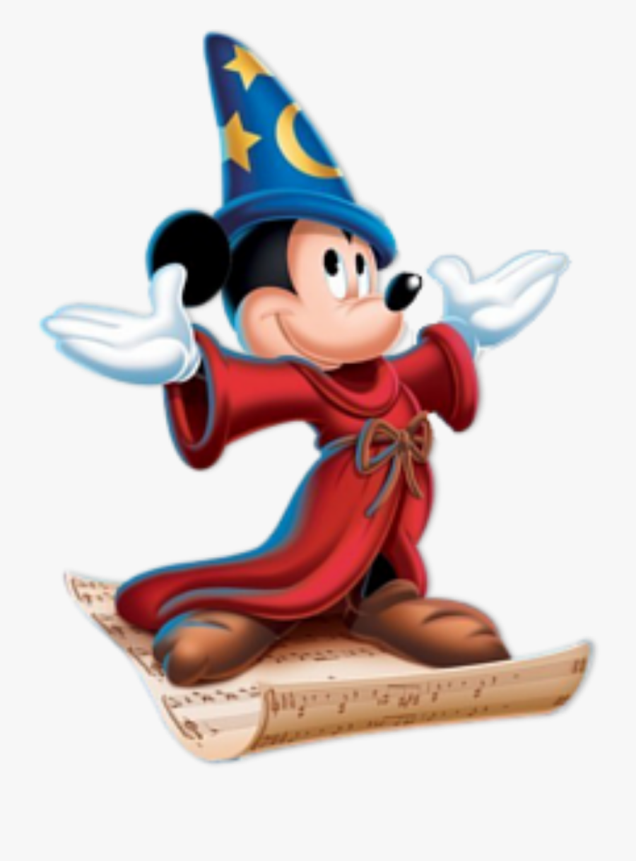 Sorcerer Clipart Sorcerer Mickey - Disney Fantasia Movie Poster, Transparent Clipart