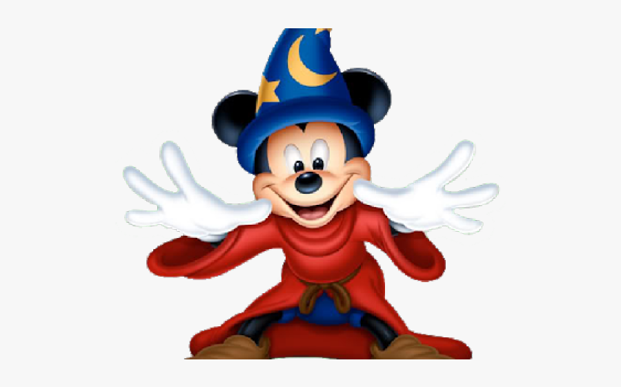 Mickey Mouse Sorcerer Png, Transparent Clipart