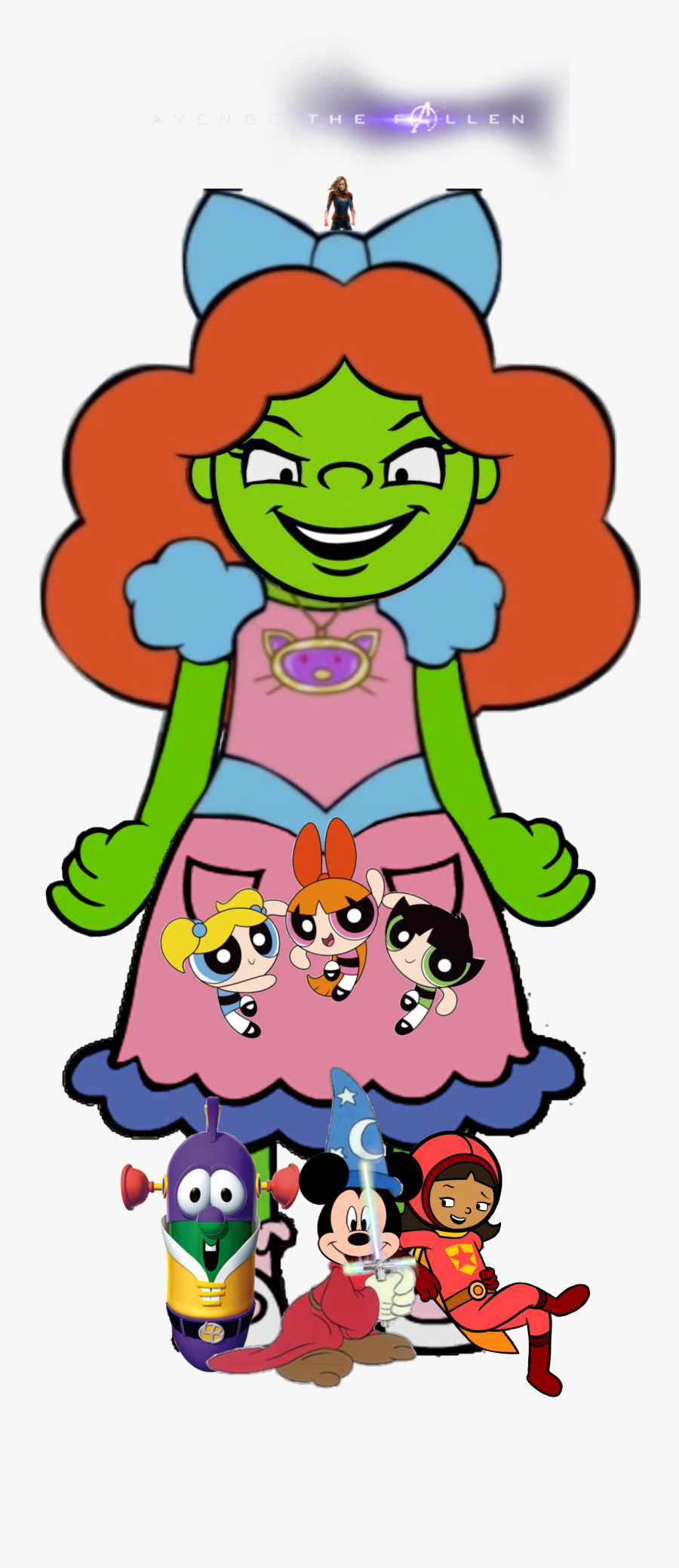 #freetoedit #jedi #sorcerer #mickey #larryboy #sonic - Wordgirl The Birthday Girl, Transparent Clipart
