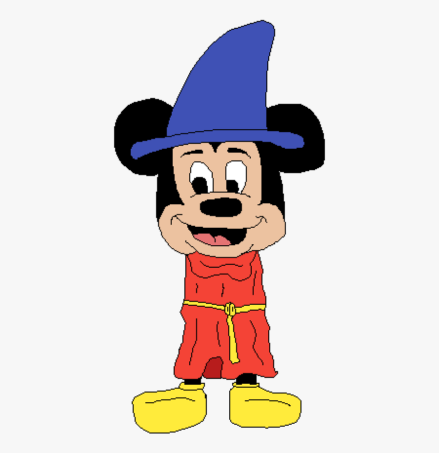 Transparent Sorcerer Mickey Png - Cartoon, Transparent Clipart